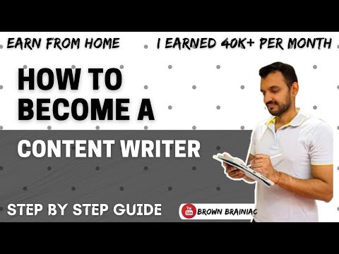 Earn Rs. 40K+ per month | What is content writing & how to start | No qualification or fees | Hindi