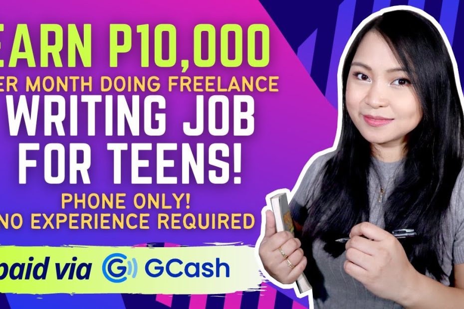Earn with your Phone as a Homebased Research Writer Job for Teens!