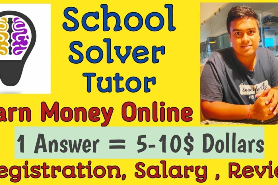 Earn Money Online Answering Homework Assignment Questions | School Solver Tutor Registration, Review