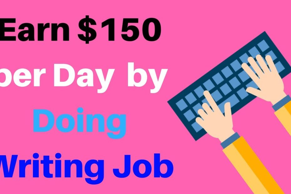 Earn money by writing Articles $150 /Day - Best Home based Work - Earn Money online From Home -