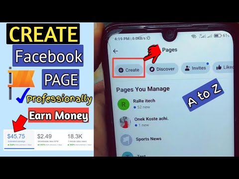 How to Create Facebook Page Professionally & Earn Money in 2022