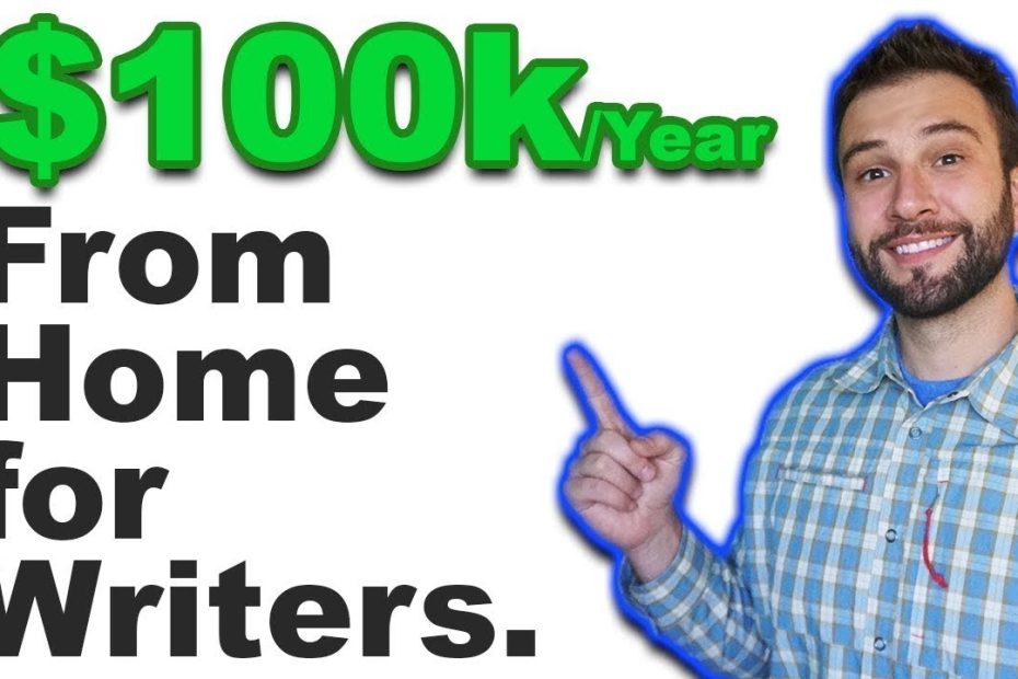 If You Enjoy Writing, You can EASILY Earn $100K/Year from HOME