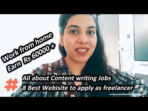 Content writing Jobs 8 Best Websites to apply as freelancer Earn Rs. 60k+ per month