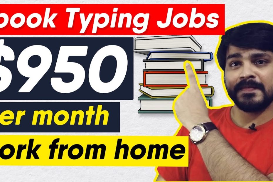 Earn $100/- Daily With Ebook Typing Jobs | Work from home.Part time job | online typing jobs 2020