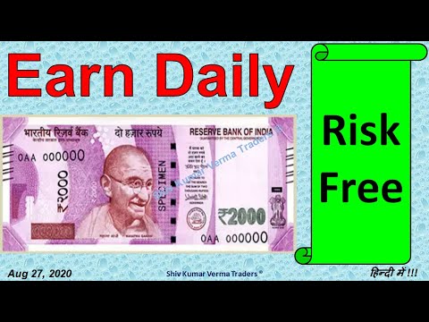 How to earn daily Rs. 2000 risk free by Option selling (PUT & CALL option writing) in Hindi