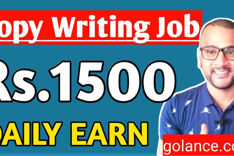 How to earn money from golance.com|earn money from Copywriting job|golance.com|freelance|