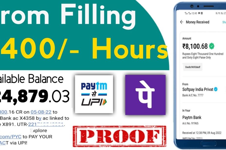 From Filling Job For Students in India Earn Daily 400 Rs || Best Online Earning App || Payment Profe