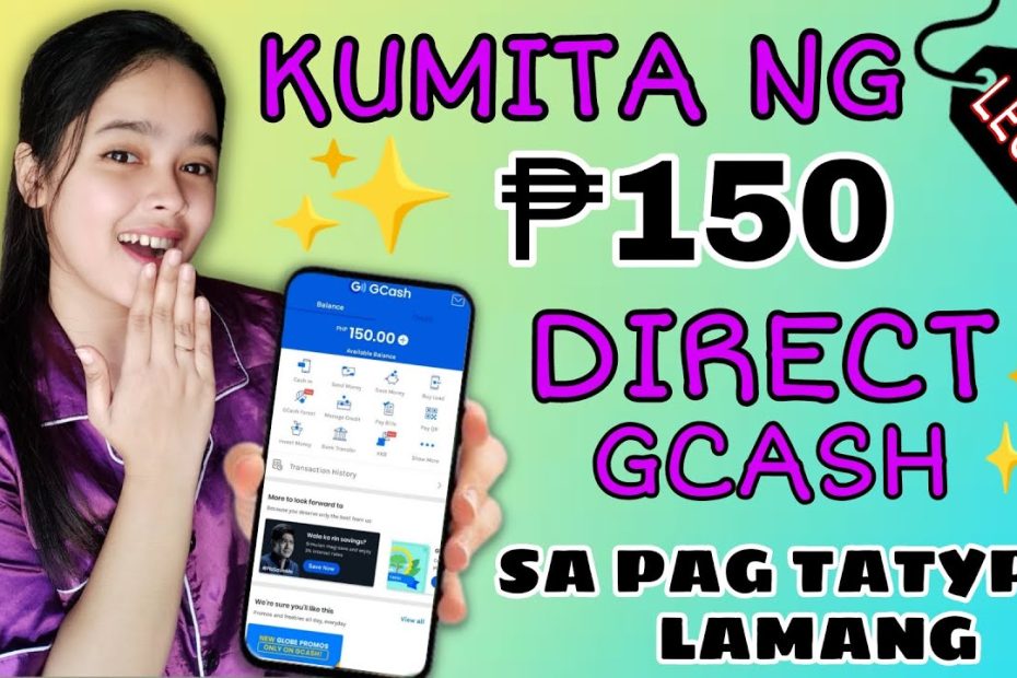 KUMITA NG ₱150 SA PAGTATYPE LAMANG | FREE GCASH | DIRECT GCASH APP | HOW TO EARN MONEY ONLINE 2022