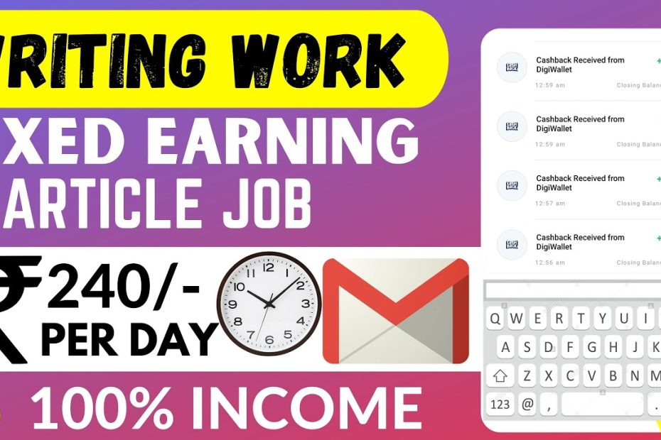 Article Writing Jobs At Home | Work From Home | Earn Money Online Best Writing | #Onlinetips #Varun