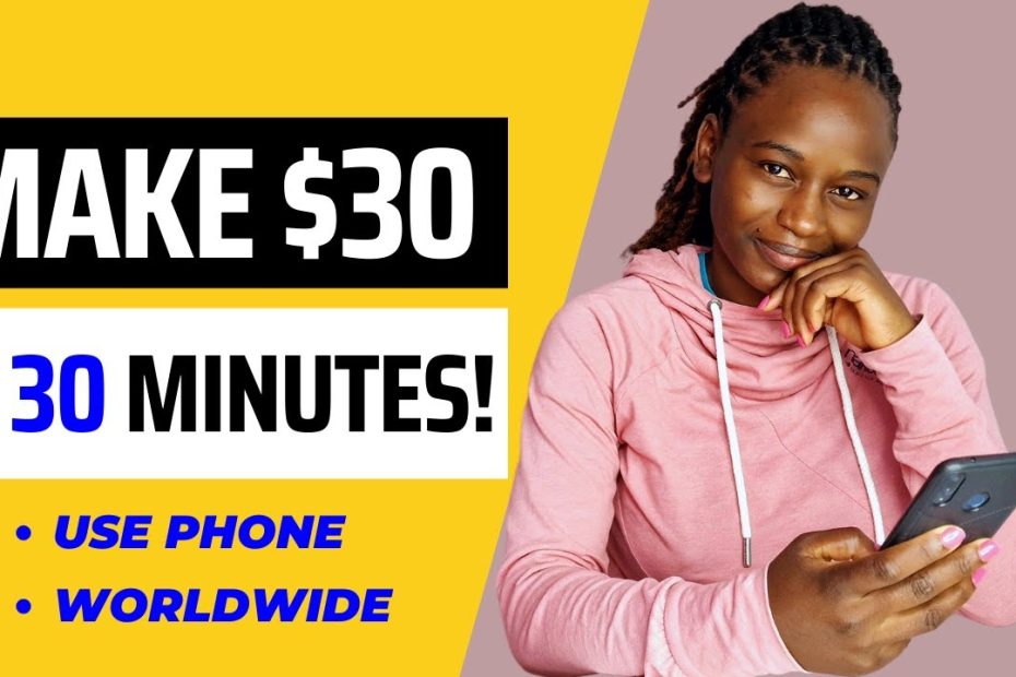 Earn $90+ Daily Doing this EASY Online Job on Your PHONE | Worldwide Phone Jobs From Home