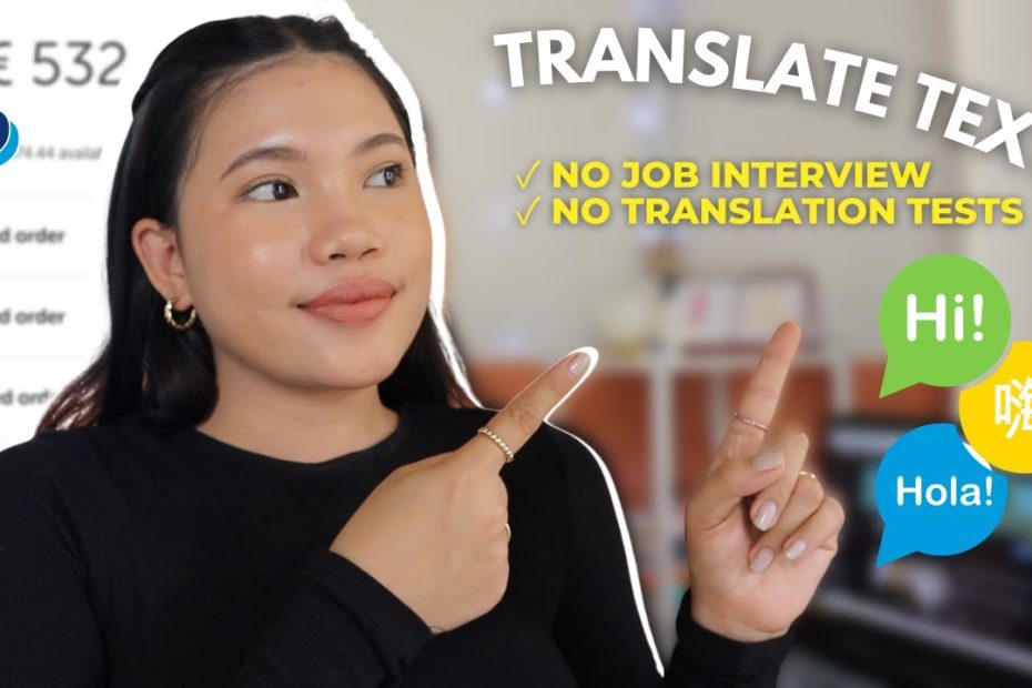 EARN FROM TRANSLATING TEXTS ONLINE + NO INTERVIEWS, NO EXPERIENCE #teachermarie #earnmoneyonline