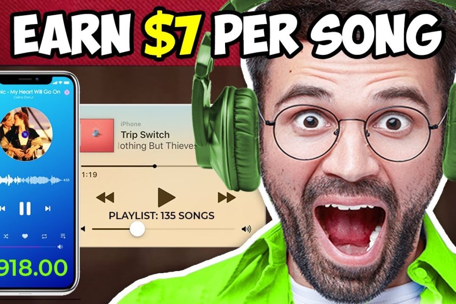 Earn $900 Just By Listening To Music! (Make Money Online From Home 2022)