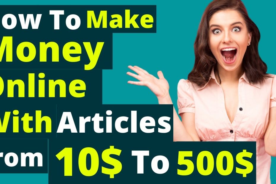 How To Earn Money Online By Writing Articles Urdu/Hindi | Write Articles and  Make Money Online