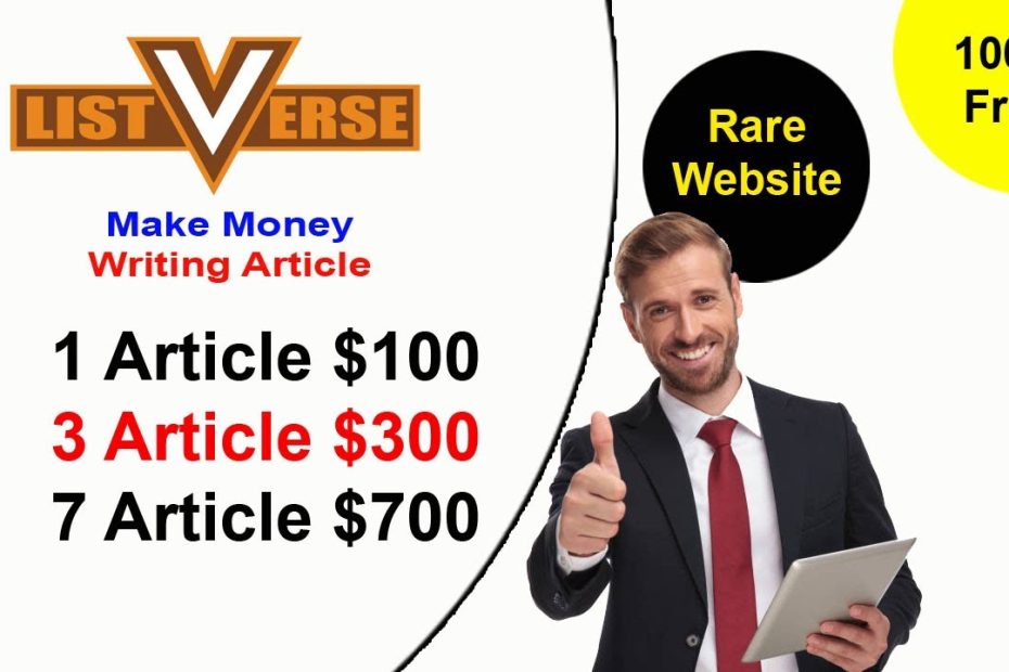 Listverse Tutorial | Writing Articles Online for Money | Make Money by Writing Articles