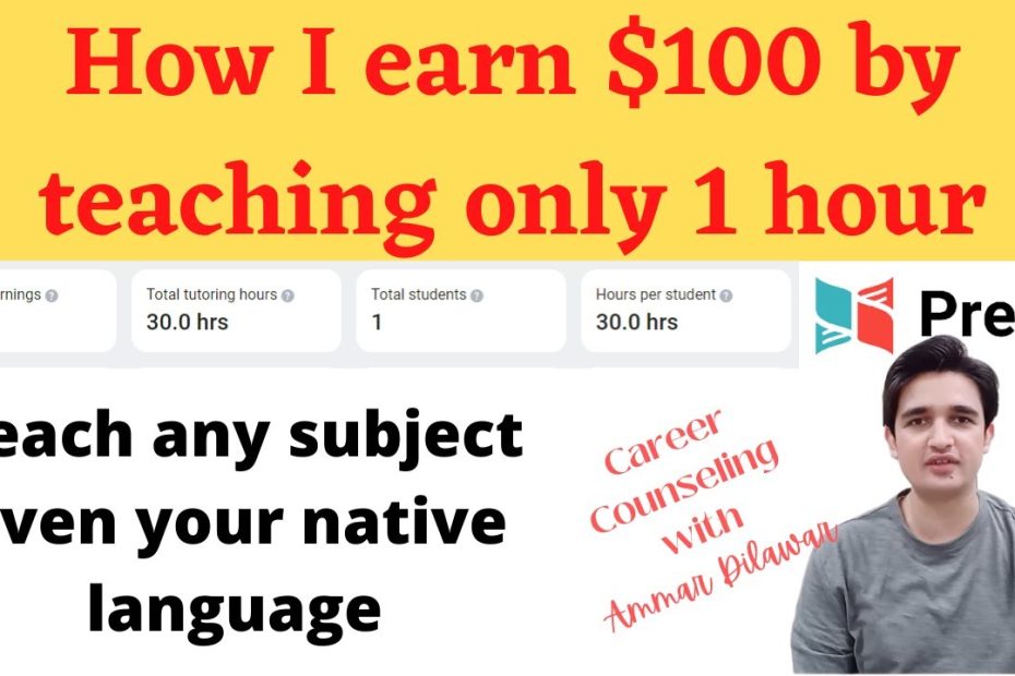 How to earn money by teaching online. How to make an account on Preply.