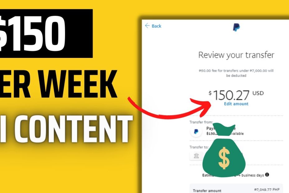 Earn $150 Per Week Easy AI Content Writer Copy & Paste Income