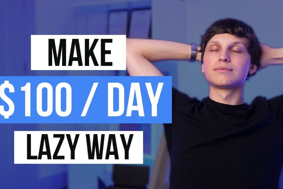 Laziest Way to Make Money Online For Beginners ($100/day+)