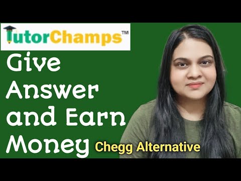 TutorChamps - Chegg Alternative Site - Online Tutoring Jobs - Earn & Learn With WFH Facility | SME