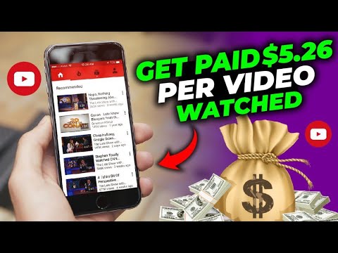 Earn $5.26 Per YouTube Video You Watch! *NEW* Make Money Online Watching Videos