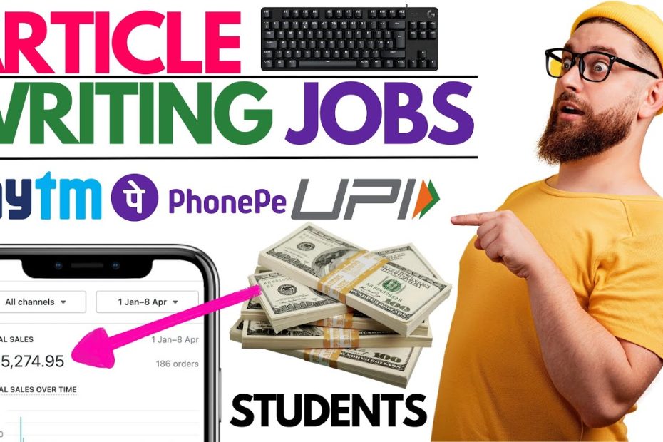 Writing & Typing Article Online Easy Work No Investment Work Great Opportunity for Students Income