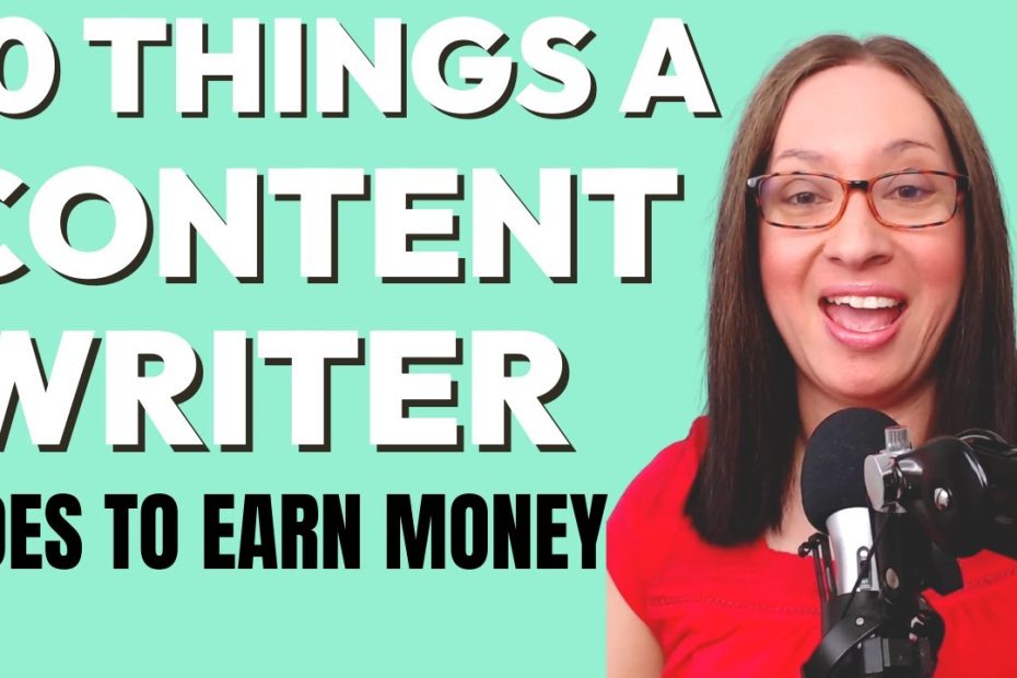 10 Critical Things a Content Writer Knows & Does to Earn Money | content writing for writing