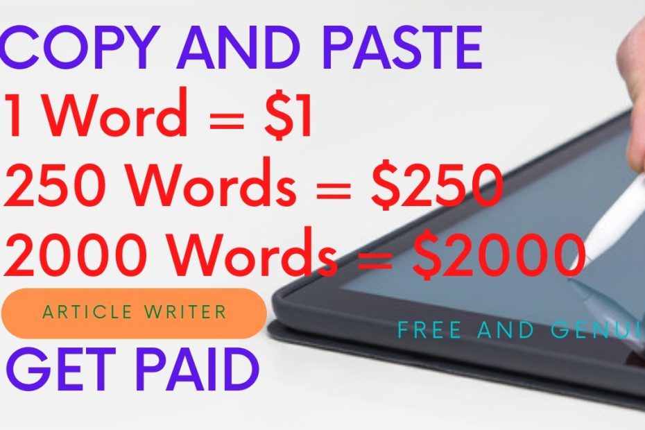 Copy and Paste | Earn money without investment | WFH-10