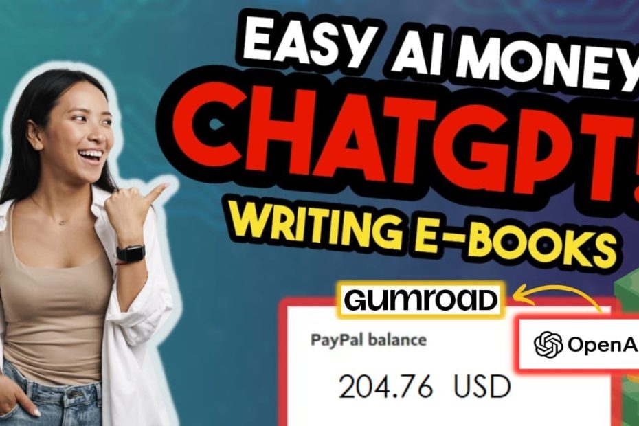 EASY AI MONEY: How To Make Money With ChatGPT By Writing Ebooks Like A Pro In 24hrs Or Less