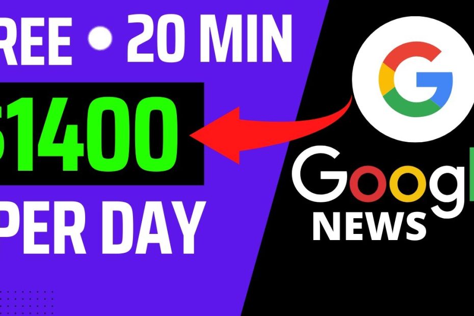 Earn $1400 PER DAY from Google News (FREE)- How to COPY-PASTE and Make Money from Google 2023