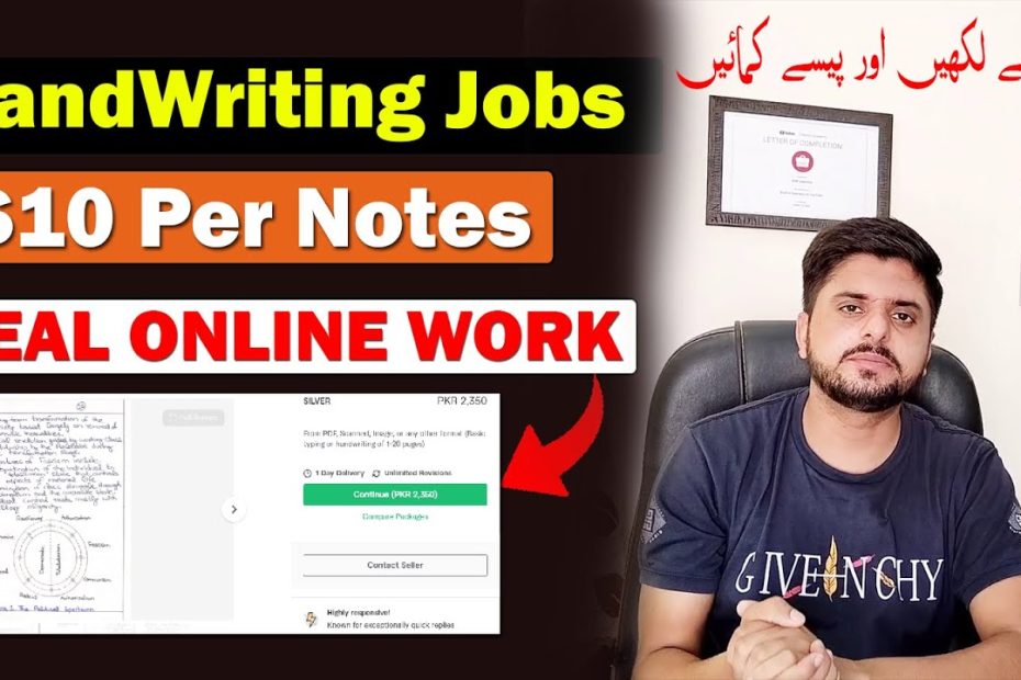 Handwriting Work from Home | Real Online Work | Online Typing Job | Earn Money Online