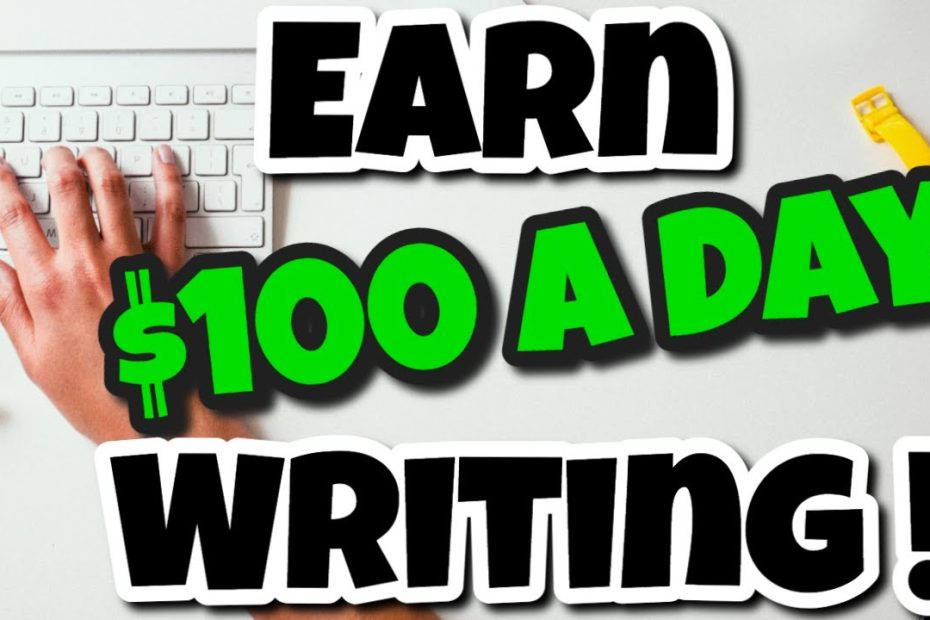 How Can I Make Money By Writing Articles Online - 5 Great Resources To Earn $100's A Day  🤑