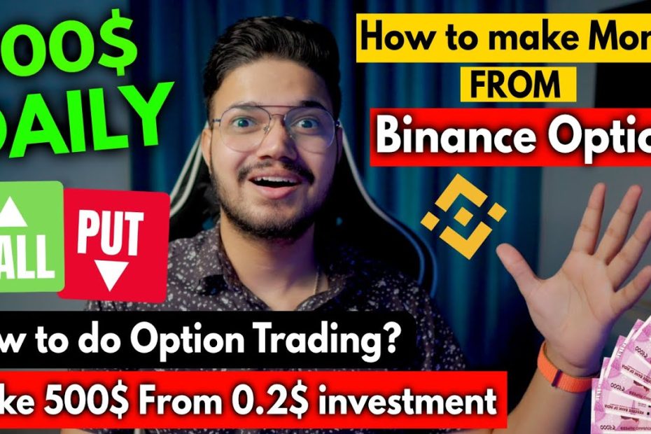 Binance Option trading | Earn 300$ Easy trick from option crypto trading | what is Binance option