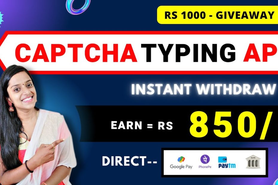 🔴 CAPTCHA TYPING JOB 🔥 Direct Gpay, Phonepe, Bank UPI 🔥 Earn : Rs 850 |No Investment Job |Frozenreel