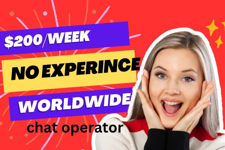 EARN $200 WEEKLY HIRING NOW! |CHAT OPERATOR REMOTE HOB NO CALLING,NO EXPERIENCE WORLDWIDE 2023