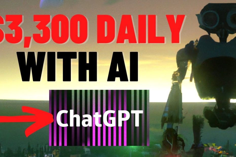 Make $3,300 Daily With AI Chat GPT (FASTEST WAY TO EARN ONLINE)