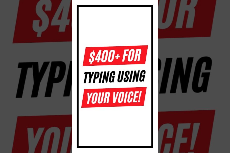 $400+ For Typing With Your Voice - Earn Money Writing Content with Textbroker