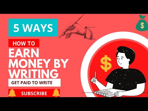 5 Ways To Make Money Online By Writing || How To Earn Money Online By Writing At Home