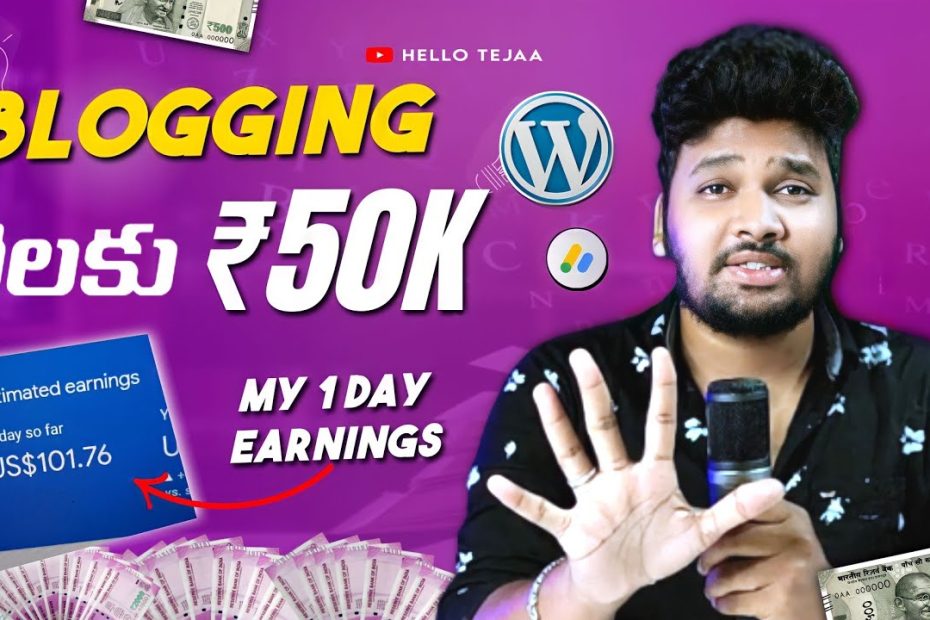 Earn Money Online through Blogging in 2023 - A Step-by-Step Guide for Beginners! | Hello Tejaa
