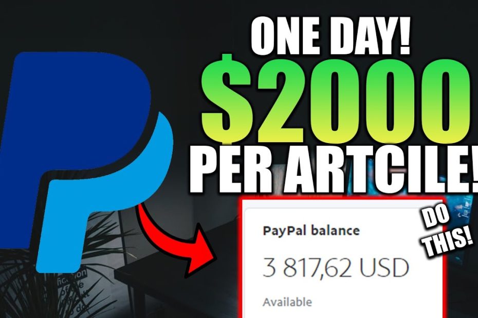 Get Paid $2K In One Day (USE THIS WEIRD ARTICLE TRICK)