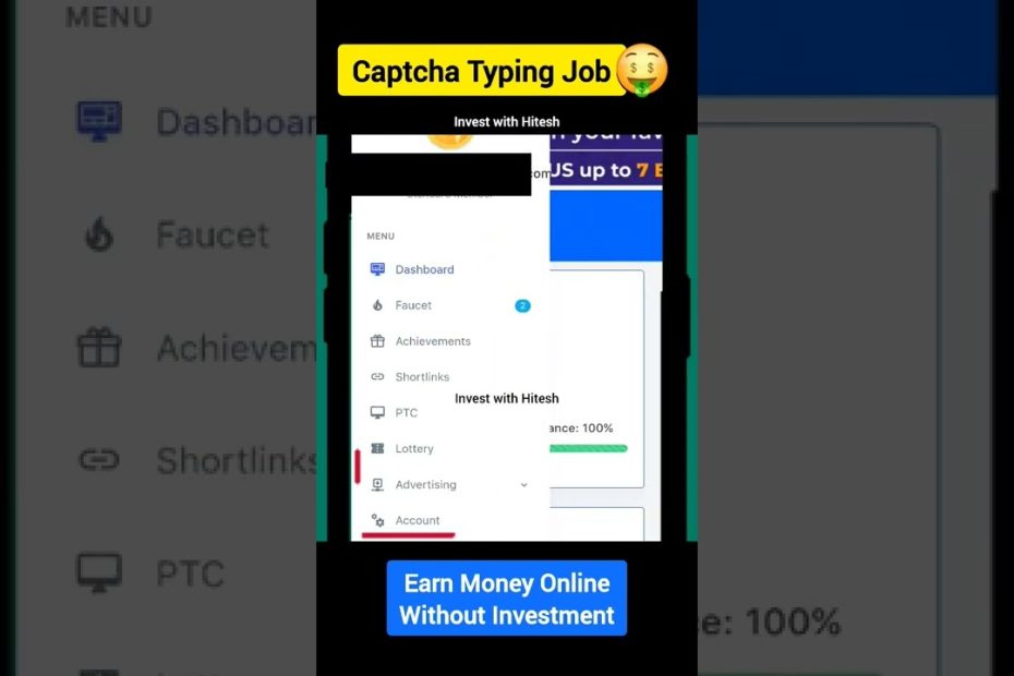 ✅ Captcha Typing Job | Earn 500 ₹ Daily without investment | Paise kaise kamaye in mobile #shorts