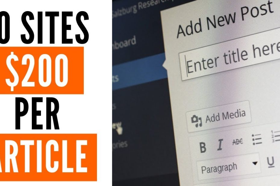 How to Get Paid to Write Articles Online at $200 Each