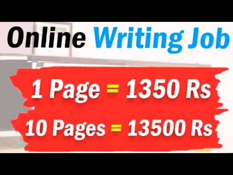 Online Writing Job- Earn money Online from Writing- Writing online earning platform
