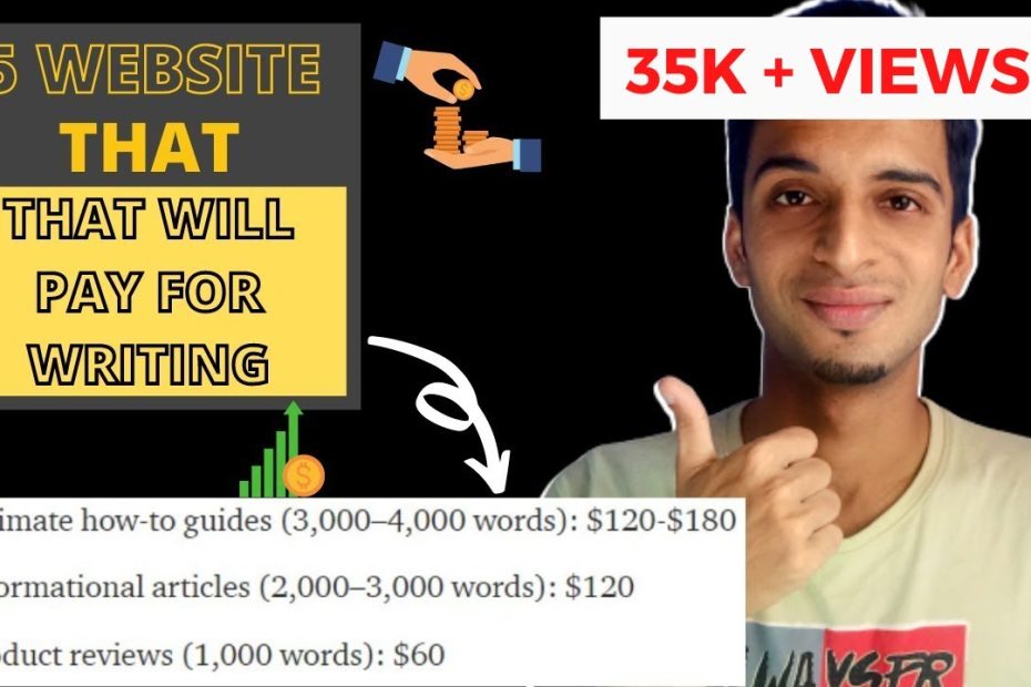 5 Websites That Pay You for Your Writing |  How to get paid as a content Writer?