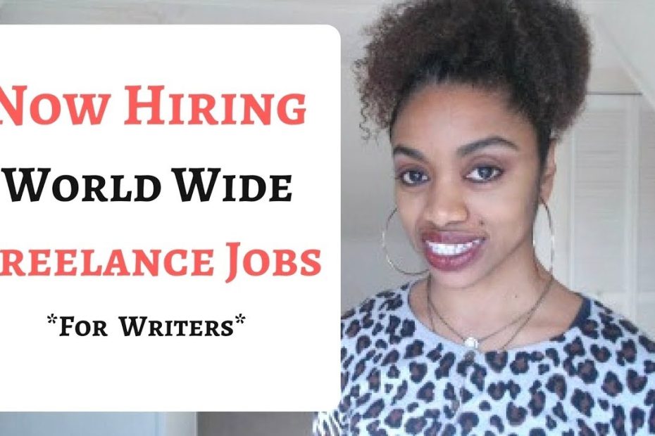 Get Paid To Write Articles Online + World Wide Freelance Jobs!