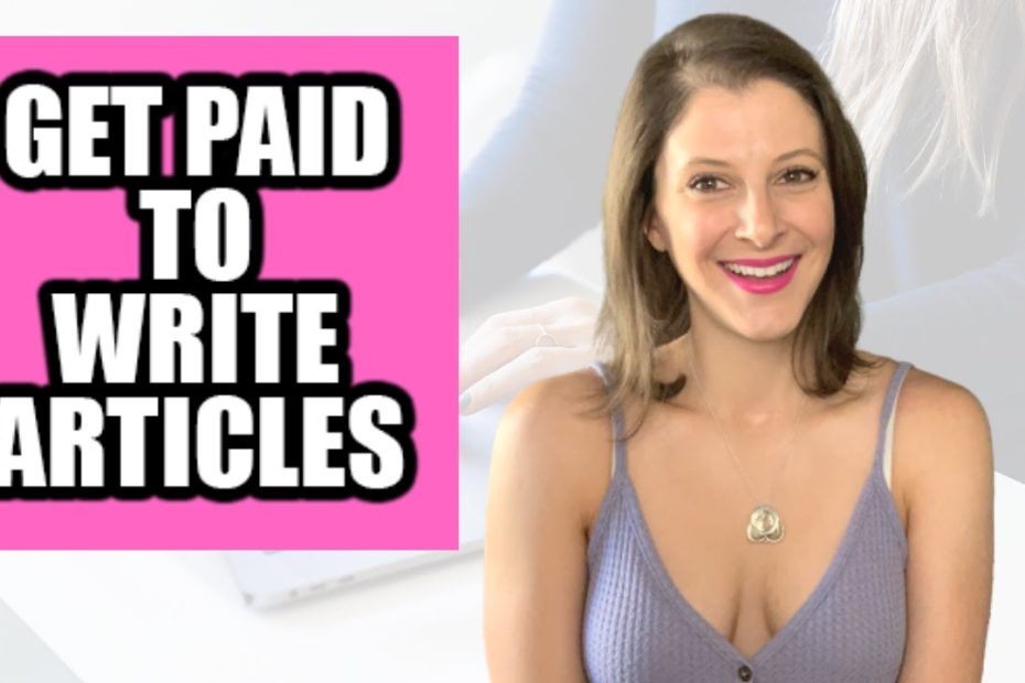 Get Paid to Write Articles: $10,000+ Months!