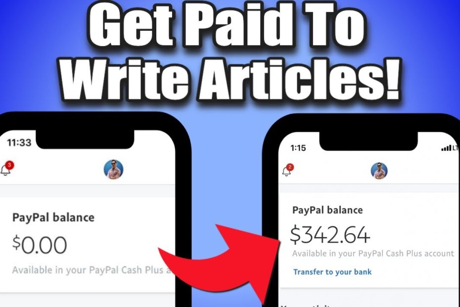 Get Paid to Write Articles $342.64 Per Article *NEW WEBSITE* | (Make Money Online)