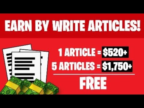 Get paid $100+ write article! make money writing articles (best article writing sites for earning)