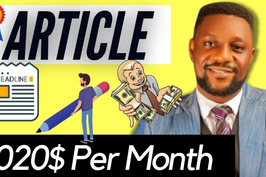 Make $1200 Writing Articles | Where to Sell Articles Online (Websites That Pay for Writing Articles)